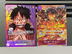 One Piece Card Awakening New Era Monkey D Luffy OP05-060 OP01-024 ROMANCE DAWN - Image 1