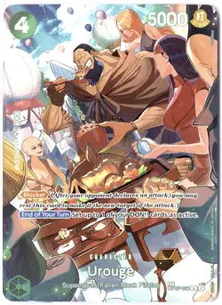 ULTRA RARE ALT ART LOW POP CUSTOM ONE PIECE!!! Urouge HOLOFOIL - Image 1