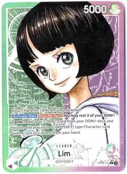ULTRA RARE ALT ART LOW POP CUSTOM ONE PIECE!!! Lim HOLOFOIL - Image 1