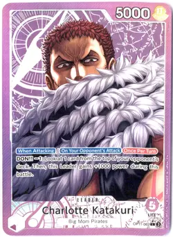 ULTRA RARE ALT ART LOW POP CUSTOM ONE PIECE!!! Charlotte Katakuri - Image 1