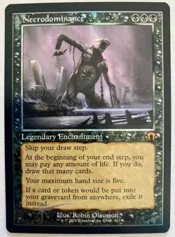 1x Necrodominance 0411 (Retro) **FOIL** - MTG: Modern Horizons 3 (MH3) - NM/M - Image 1