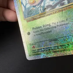 POKEMON WEEDLE REVERSE HOLO LEGENDARY COLLECTION 99/110 DAMAGED - Image 5