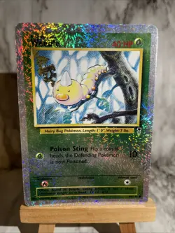 Pokemon Card Weedle 99/110 Legendary Collection Reverse Holo - Image 3