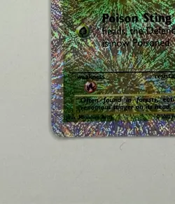 Vintage Pokemon 2002 Legendary Collection 99/110 Weedle Reverse Holo - Image 4