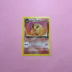 Dark Flareon 35/82 VLP Vintage Team Rocket WOTC Pokemon Card TCG English 1999 - Image 1