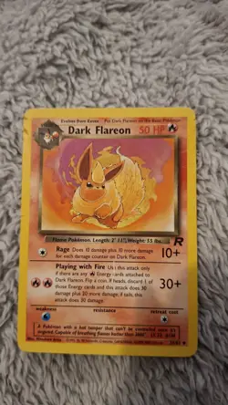 ​Dark Flareon 35/82 - Team Rocket Set - Rare Non-Holo - Vintage Pokemon Card - Image 1