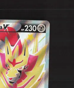 Zamazenta V SWSH293 Sword & Shield Full Art Black Star Promo Pokemon Card NM - Image 4