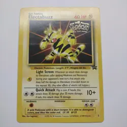 Pokemon Cards: Electabuzz 2 Promo Black Star 2000 WOTC: VERY small crease - Image 1