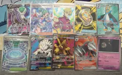 Pokemon Card Lot Of 10 FULL ART, Prismatic, Mega And More! All NM - Image 1