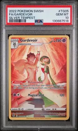 Gardevoir Silver Tempest Pokemon Sword & Shield Trainer Gallery TG05/TG30 PSA 10 - Image 1