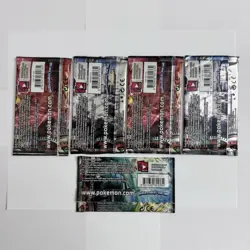 Pokemon XY Steam Siege English Booster Trading Card Game 5 Pack Lot - Image 2