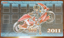 Yu‑Gi‑Oh! 5D’s Playmat (2011) - Near Mint - Konami Official - Card Zones Layout - Image 1