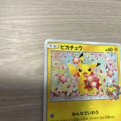 Pikachu Promo 224/SM-P Pokemon Center 20th Anniversary Japanese Card used - Image 4
