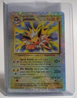 Pokemon Collectible Cards, Jolteon, REV HOLO, 14/110, Legendary Collection, 2002 - Image 1