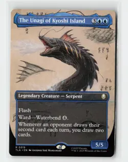 The Unagi of Kyoshi Island Borderless Avatar Magic The Gathering MTG Card - Image 1