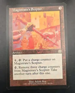 Magistrate's Scepter Mercadian Masques MTG Regular Lightly Played - Image 1
