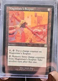 Magistrate's Scepter Mercadian Masques MTG Regular Lightly Played - Image 3