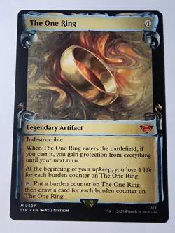 The One Ring (Showcase Scrolls) Non-Foil, LTR MTG NM - Image 1