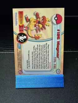2000 Topps Pokemon TV Animation Edition Series 3 Non Holo #126 Magmar - Image 3