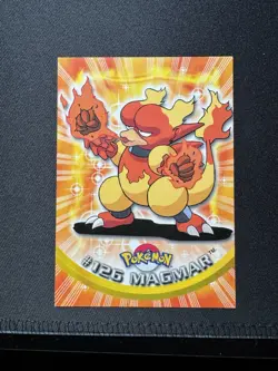 2000 Topps Pokemon TV Animation Edition Series 3 Non Holo #126 Magmar - Image 4
