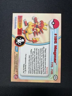 2000 Topps Pokemon TV Animation Edition Series 3 Non Holo #126 Magmar - Image 5