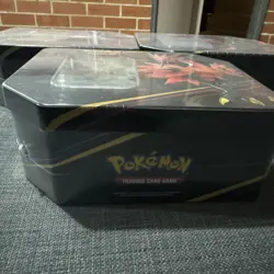 Pokemon TCG Crown Zenith Tin Set of 3 Galarian Moltres Zapdos Articuno Sealed - Image 2