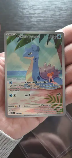 🔥Carte Pokemon - Lokhlass d'Ondine SAR 194/182 - EV10 - Rivalites Destinees -FR - Image 1