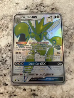 Pokemon TCG Scizor GX SV72/SV94 Hidden Fates: Shiny Vault Holo Rare 2019 NM - Image 1