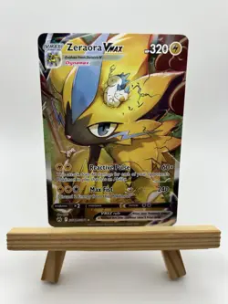 Pokemon Zeraora VMAX GG42/GG70 Crown Zenith Galarian Gallery Art Holo - Image 1