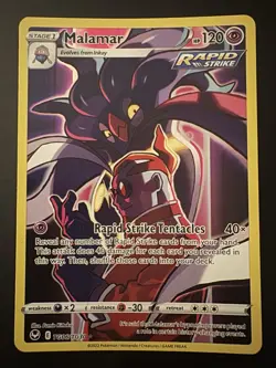 Pokemon Malamar TG06/TG30 Trainer Gallery Full Art Holo NM - Image 3