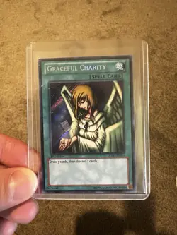 Yugioh! LP Graceful Charity - LCYW-EN064 - Secret Rare - 1st Edition Lightly Pla - Image 1