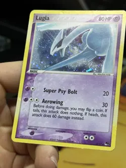 HOLOBLEED Lugia 2/17 Pop Series 5 2007 Holo Rare Pokemon Card TCG - Image 5