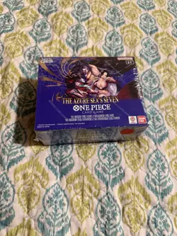 One Piece TCG OP-14 The Azure Sea's Seven Booster Box English Factory Sealed New - Image 1