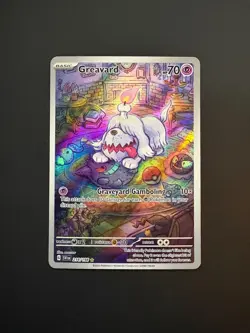 Greavard 214/198 Pokemon Scarlet & Violet Illustration Rare Near Mint (NM) 2023 - Image 1