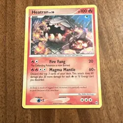 Heatran 3/99 Holo Rare Arceus Set Pokemon Card - Image 1