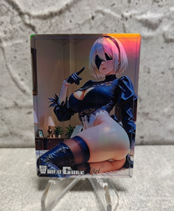 Nier Automata Trading Card Waifu Goddess Story Anime Girl holo Karte Manga Full - Image 1