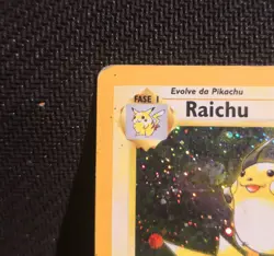 Pokemon Card Raichu 14/102 Set Base Unlimited Rara Holo PLAYED-ITA - Image 3