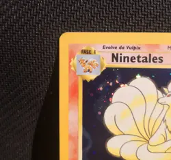 Pokemon Card Ninetales 12/102 Set Base Unlimited Rara Holo GOOD-ITA - Image 3