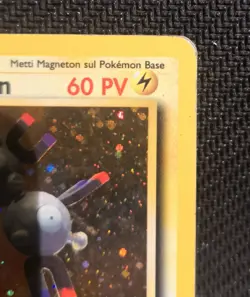 Pokemon Card Magneton 9/102 Set Base Unlimited Rara Holo GOOD-ITA - Image 4