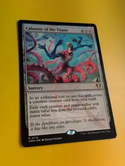 Calamity of the Titans. RAre SOrcery. CMM Magic the Gathering Card. - Image 5