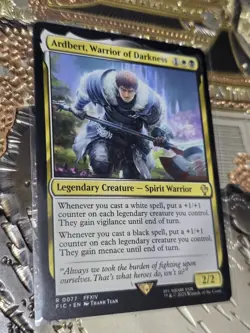 Magic the Gathering Ardbert, Warrior of Darkness R Commander: FINAL FANTASY 77 - Image 1