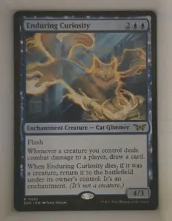 Enduring Curiosity 0051 Duskmourn: House of Horror Rare NM MTG 2024 - Image 1