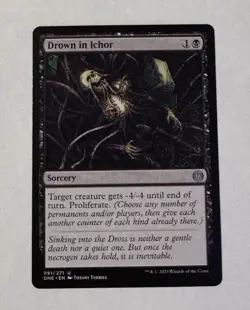 MTG Drown in Ichor - Phyrexia All Will Be One LP - Image 1