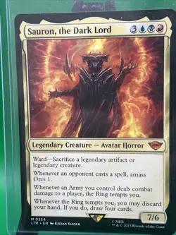 Magic the Gathering Sauron, the Dark Lord Nm Pack Fresh Pull Lort - Image 1