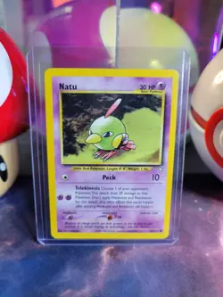Natu 67/111 Pokemon TCG Neo Genesis Unlimited Regular Common LP - Image 1