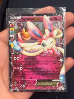 Sylveon EX RC21/RC32 Holo Rare EX Generations Pokemon HP/DMG - Image 2