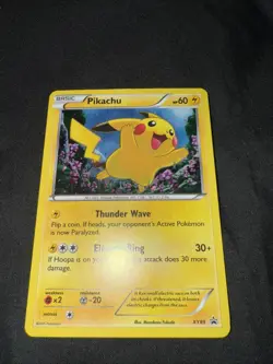 Pokemon Card Pikachu XY89 Black Star Promo Holo Near Mint - Image 1
