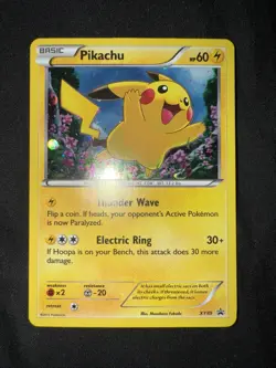 Pokemon Card Pikachu XY89 Black Star Promo Holo Near Mint - Image 2