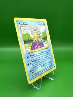 1999 Pokemon TCG Squirtle Base Set 63/102 Shadowless Common Card NM WOTC - Image 2