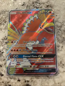 Pokemon TCG Ho-Oh GX 131/147 Burning Shadows Ultra Rare Card NM Condition - Image 1